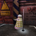 Dalek works it for the money!