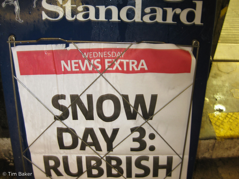Snow was rubbish