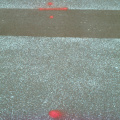 Road markings, Trinity Buoy Wharf, London