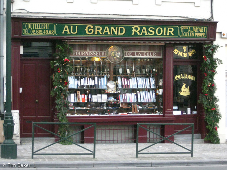 Brussels shop front