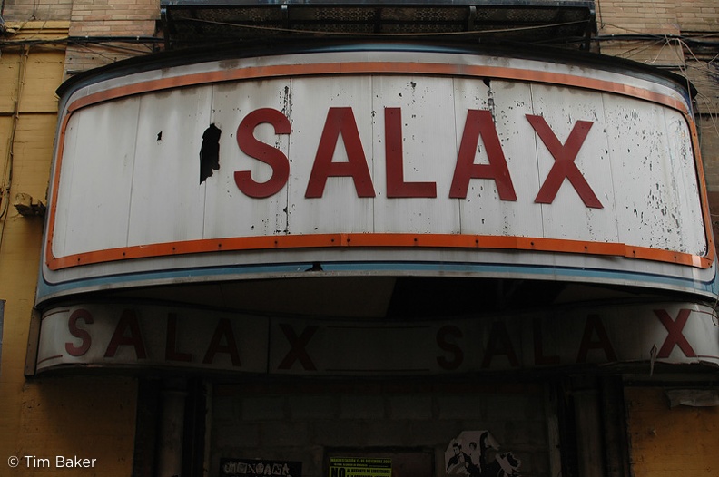 Disused cinema, Spain