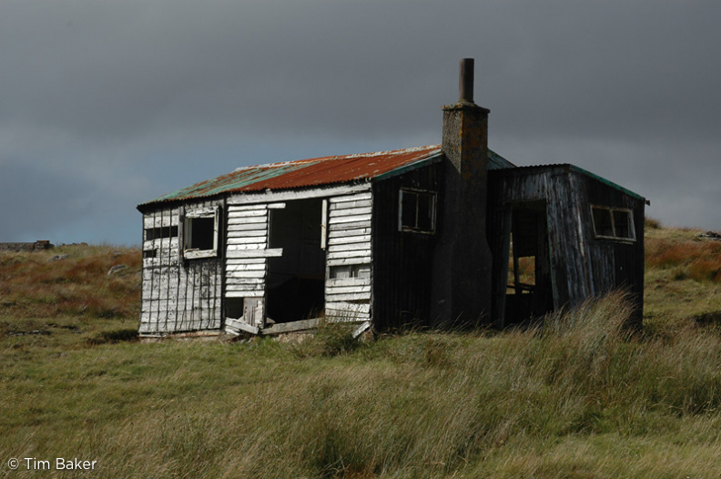 Lewis, abandoned shieling building