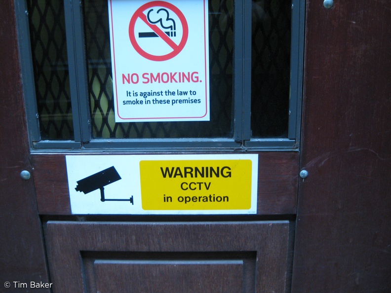 FnF UK surveillance photos - CCTV sign, Soho