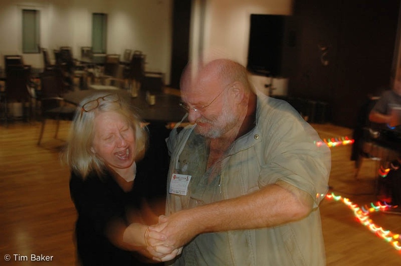 Linda and John dancing