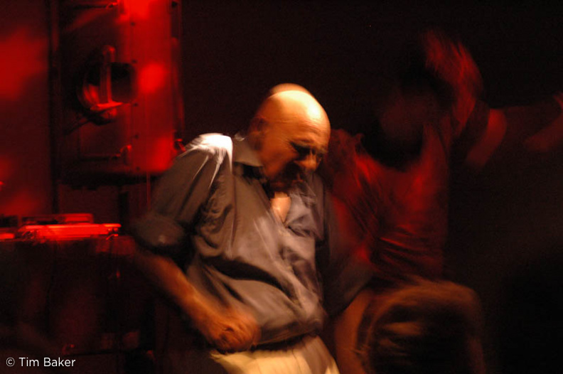 Old dancing man at 111 Minna