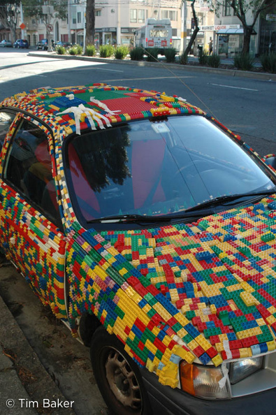 The infamous LEGO car