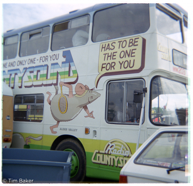 126 Instamatic photos - the County Sound Bus!