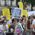 London Pride 2011 Never Trust a Tory vs Christian Fundies
