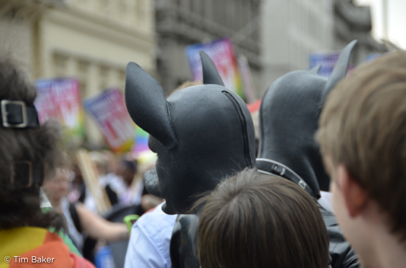 London Pride 2011 - Gimp masks