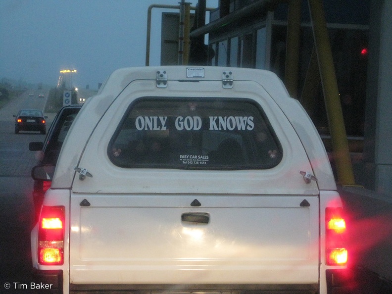 Only God Knows, South Africa
