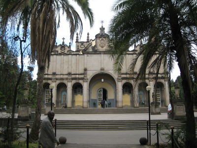 Ethnographic Museum (formerly Haile Selassie's palace) on Addis Uni campus