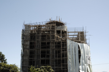 Ethiopia - Addis Ababa building works are everywhere!