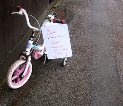 Sam Please don't Leave Your Bike Out, Gaz