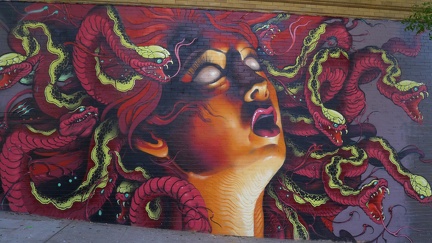 P1030655 Medusa street art, Haight Ashbury