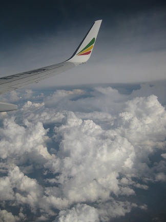 Flying back to Addis