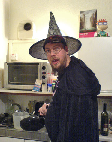 halloween witch at home 1